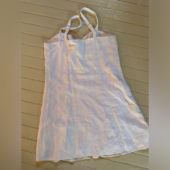 Express linen button down dress size XS adjustable straps - Picture 7 of 8